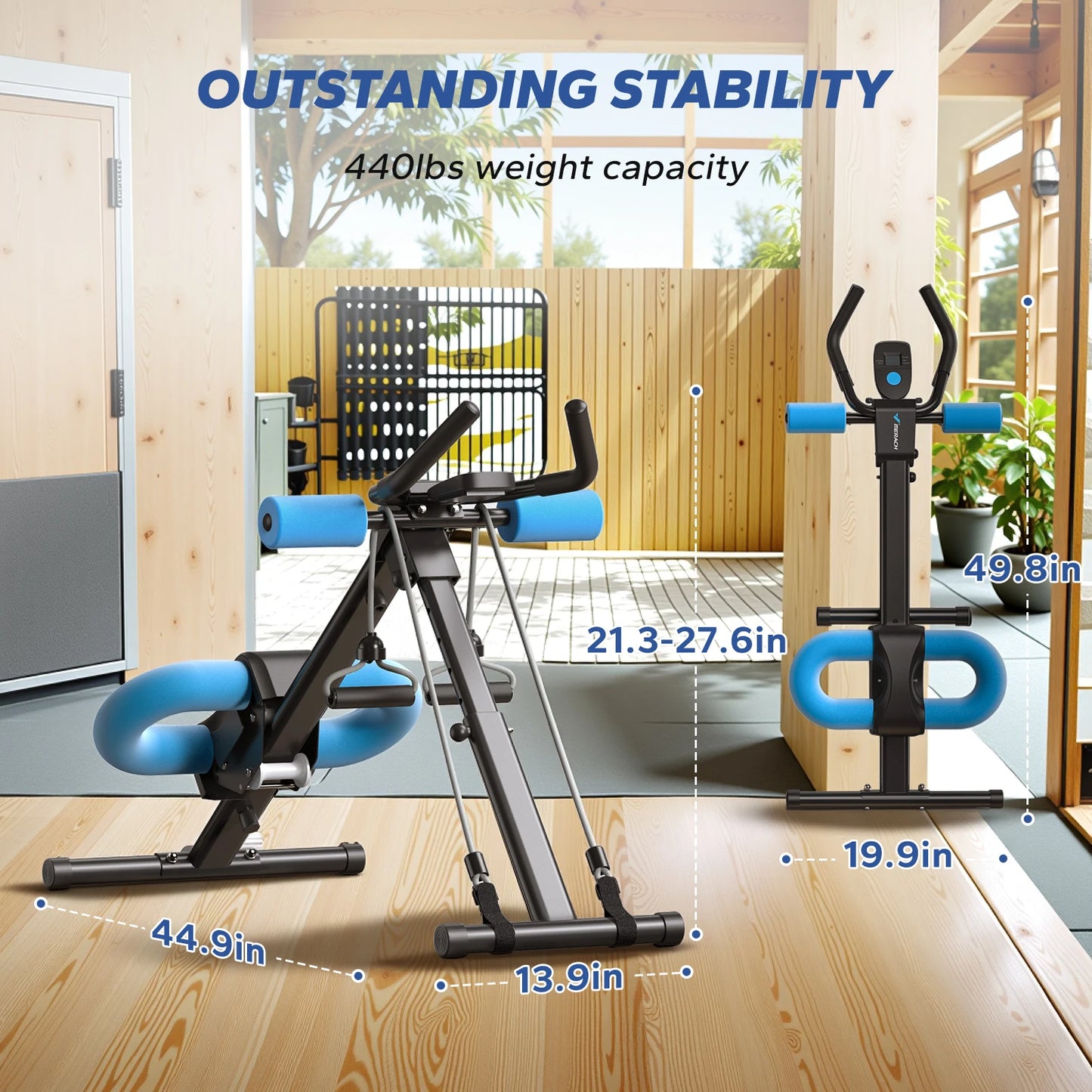 Ab Trainer, Foldable, Core Ab Exerciser