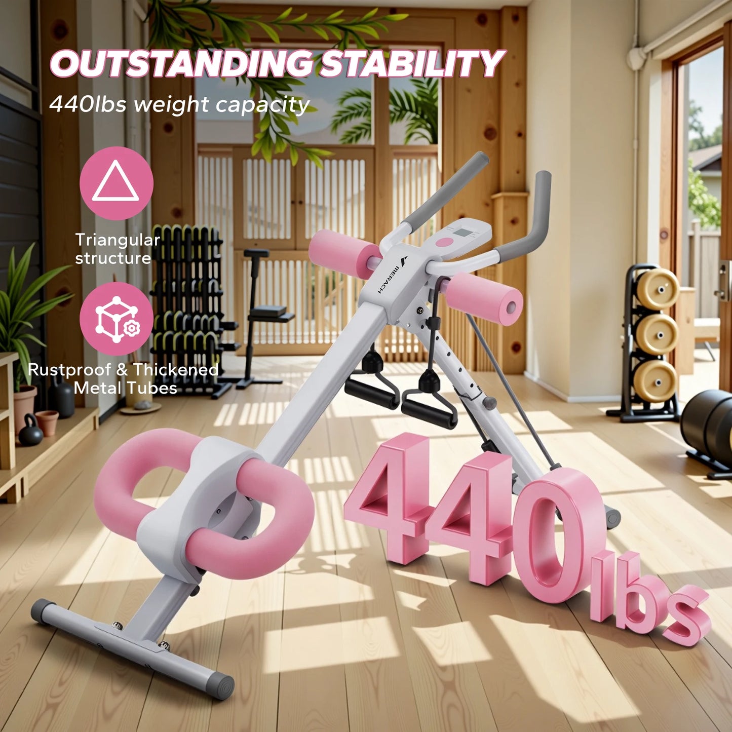 Ab Trainer, Foldable, Core Ab Exerciser