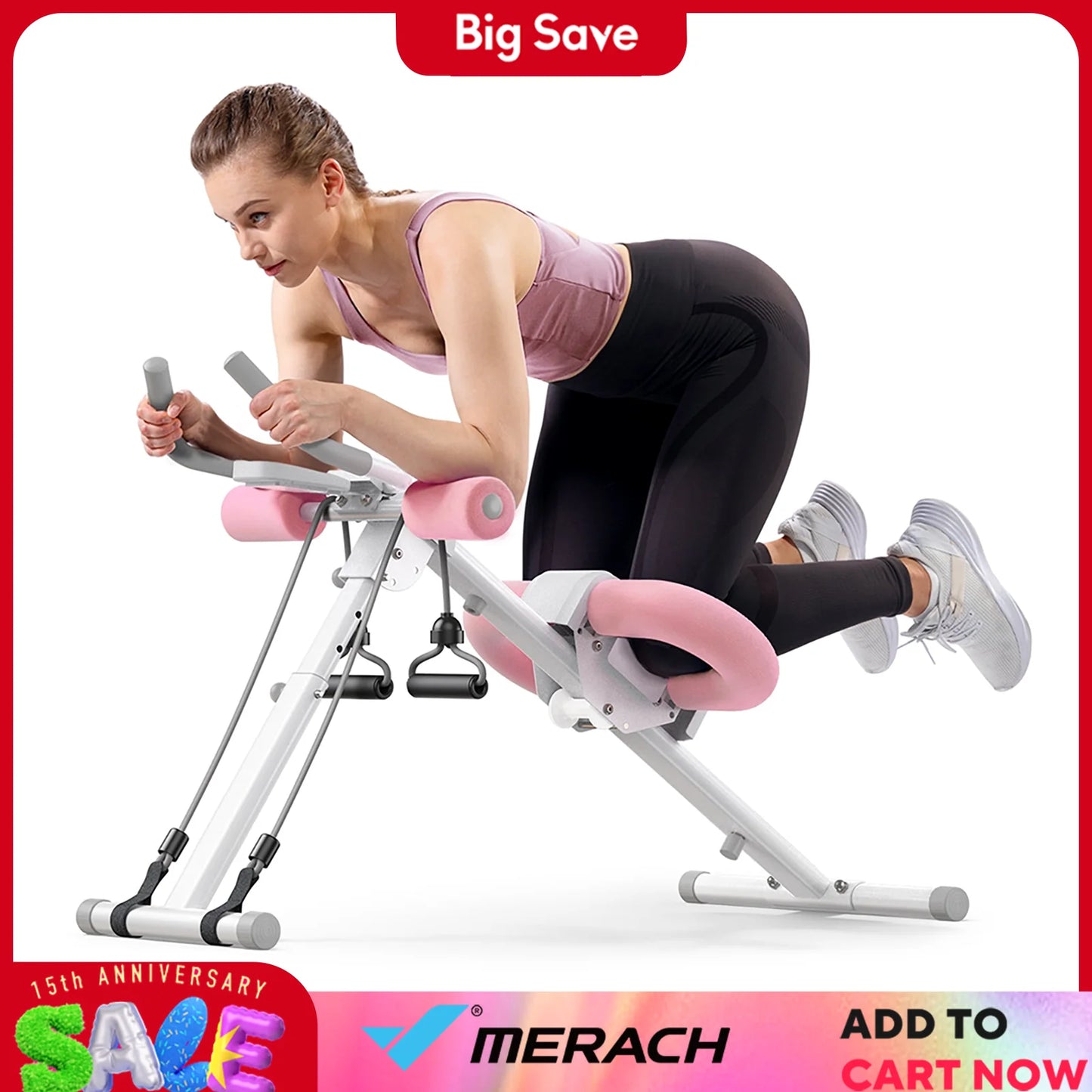Ab Trainer, Foldable, Core Ab Exerciser