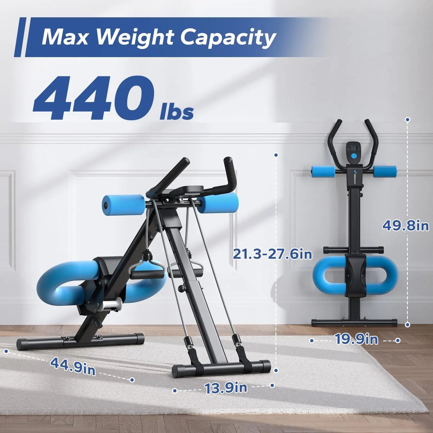 Ab Trainer, Foldable, Core Ab Exerciser