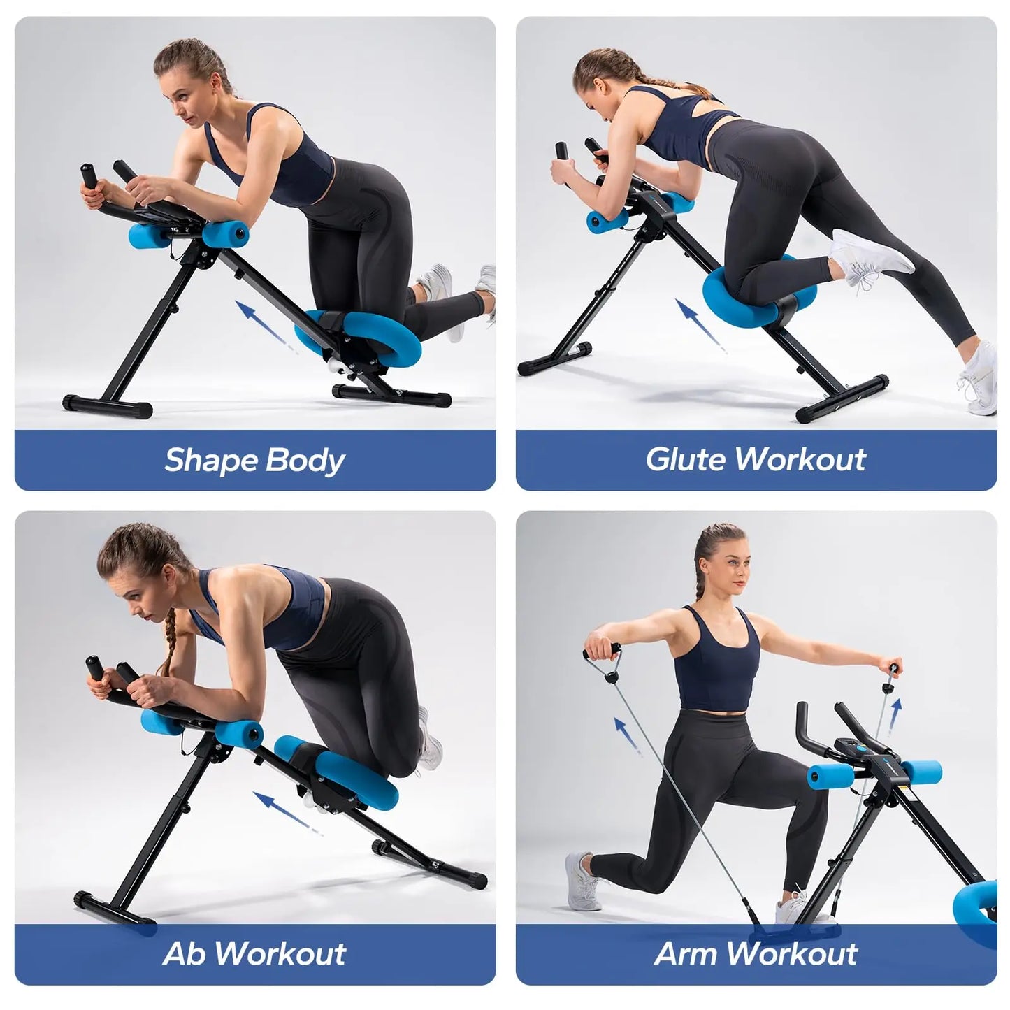 Ab Trainer, Foldable, Core Ab Exerciser
