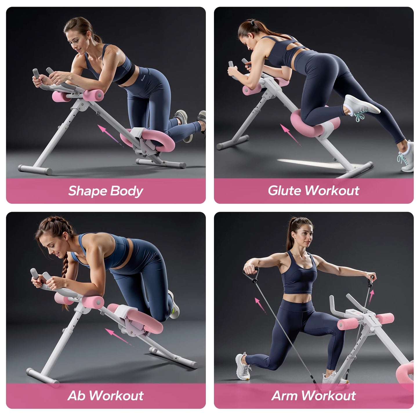 Ab Trainer, Foldable, Core Ab Exerciser