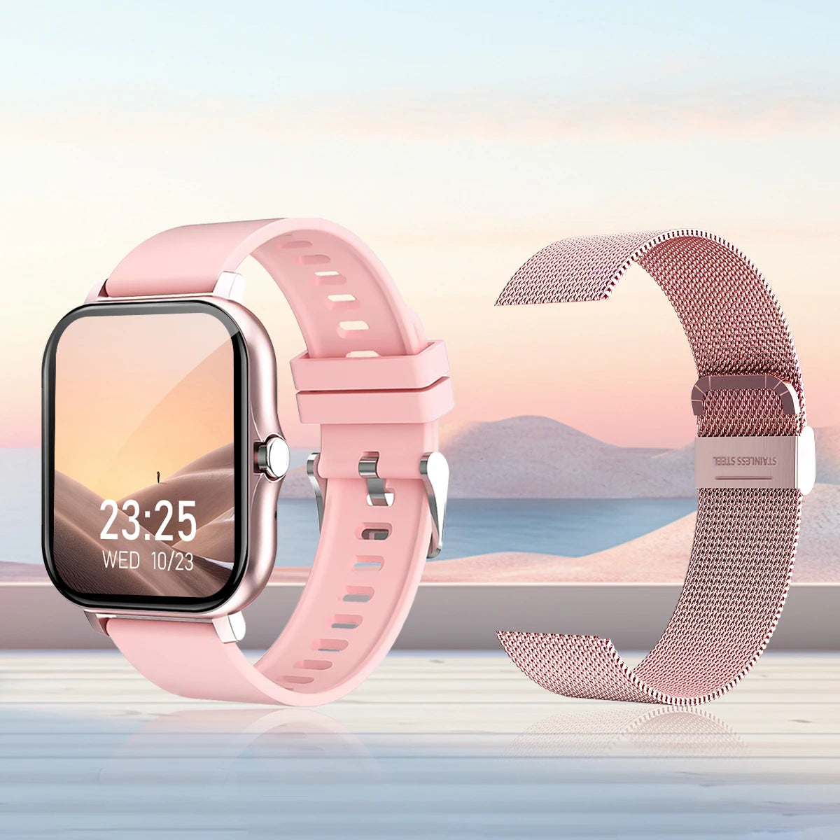 Wireless Smart Watch, Phone, Fitness monitoring