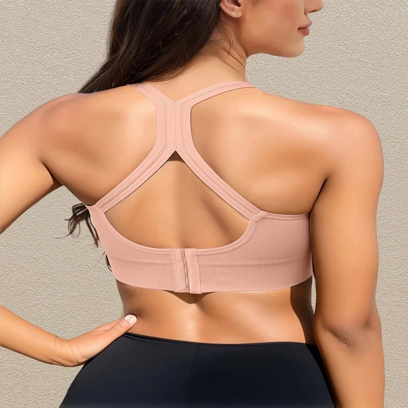 2 pcs sports bras, shock-absorbing , Push up