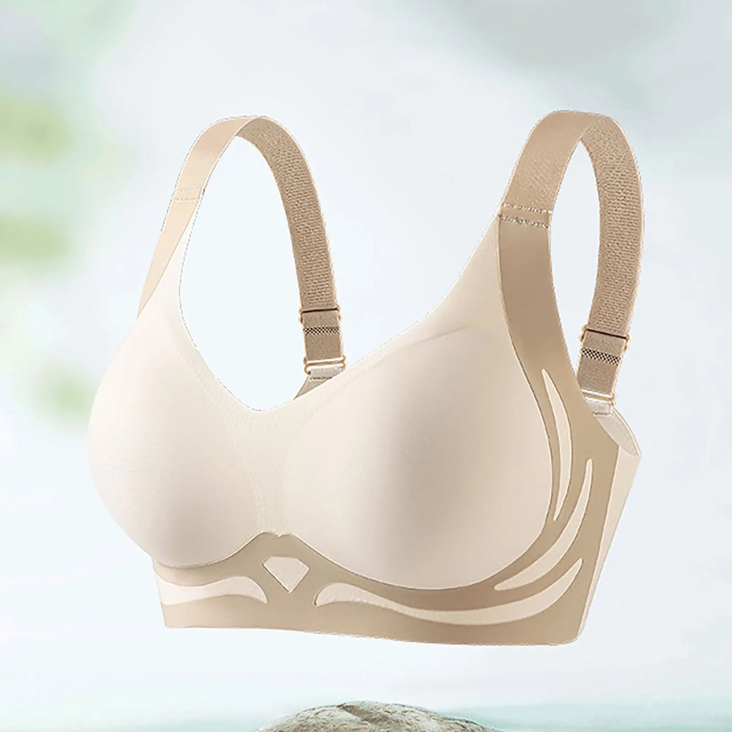 Push-Up Bra, Sports Tank Top Bra, Color Contrast