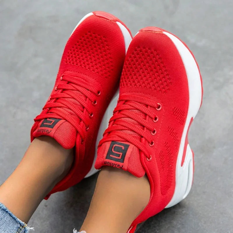 Air Cushion, Running Sneaker, Mesh Lace Up