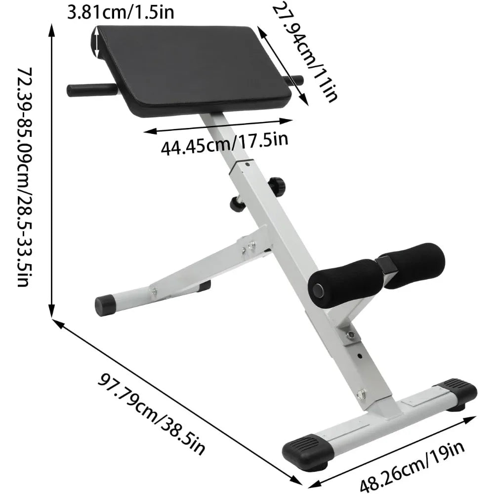 Hyperextension Bench, Buttocks & Legs, Full Body