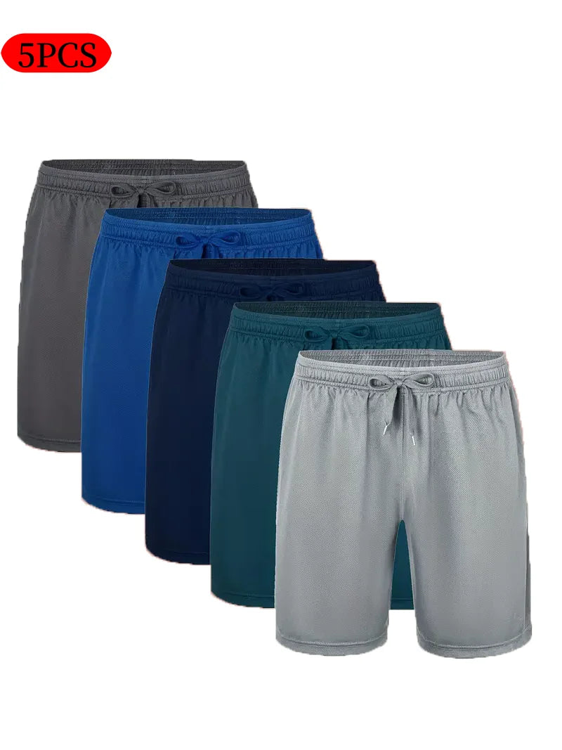 5-piece shorts drawstring,, exercise shorts