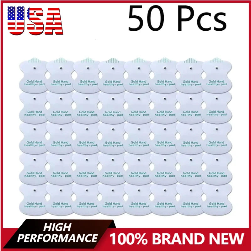 50pc ,Electrode Pads, Pulse Massage Patch, Tens Muscle Stimulator