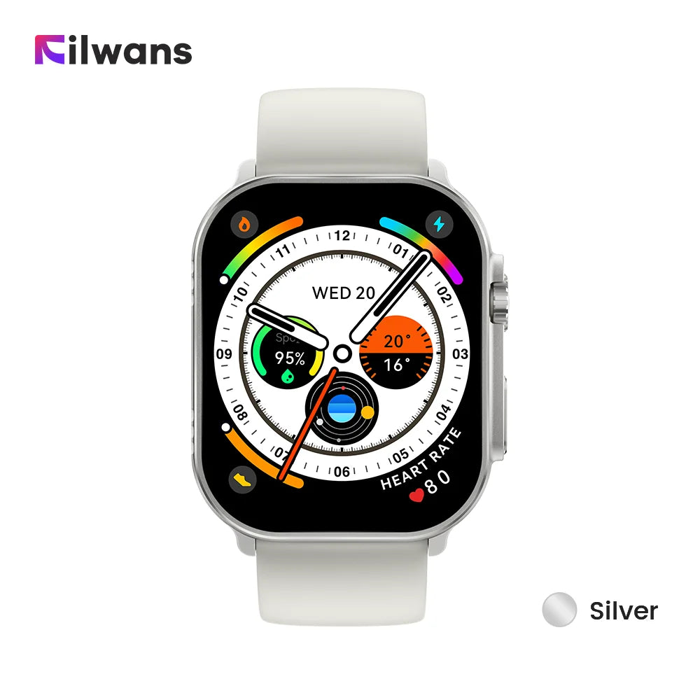 AMOLED Smart Watch, Waterproof, Health Monitoring