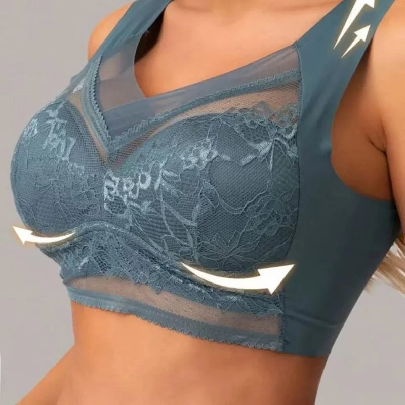 3-pcs lace bra, wireless sports bra, push up bra