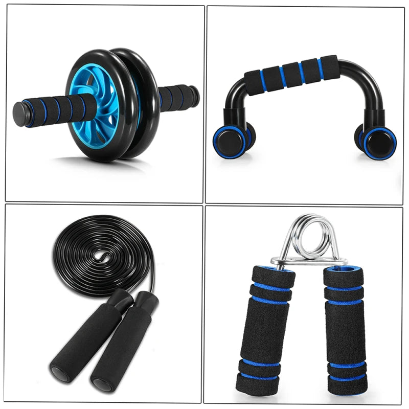 AB Wheel Roller Kit, Push-Up Bar, Abdominal Core