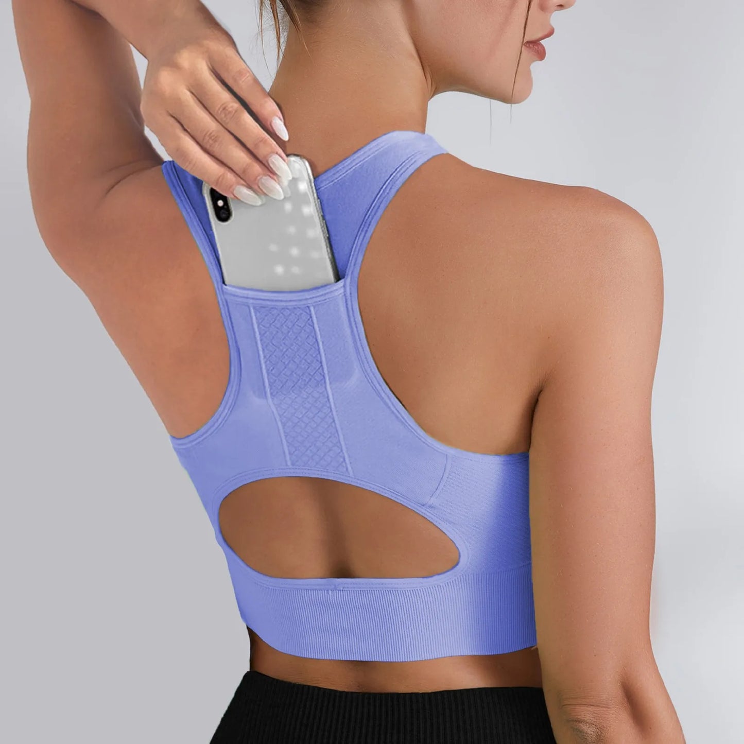 Sports Bra, Crop Top, Shockproof