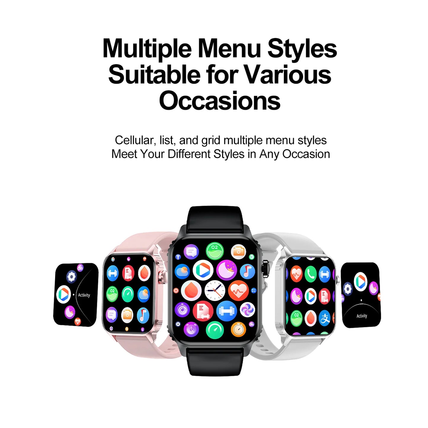 Smart Watch,, Fitness Tracker, Phone
