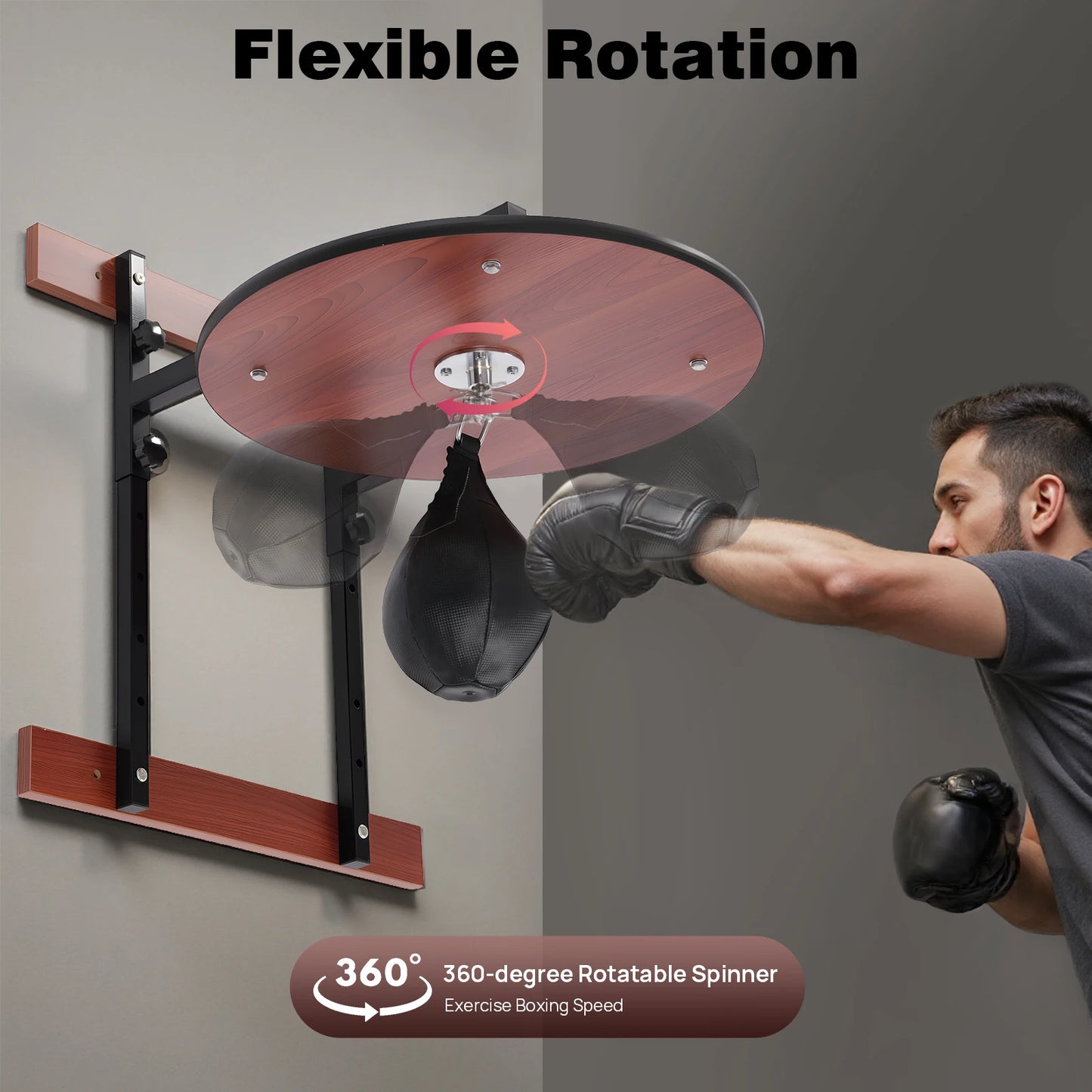 Adjustable Wall Mounted Punching Bag