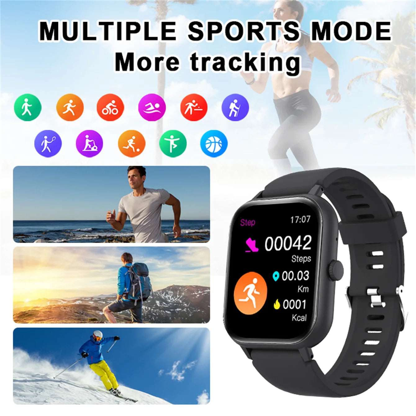 Smart watch, Multi -Sport, Phone