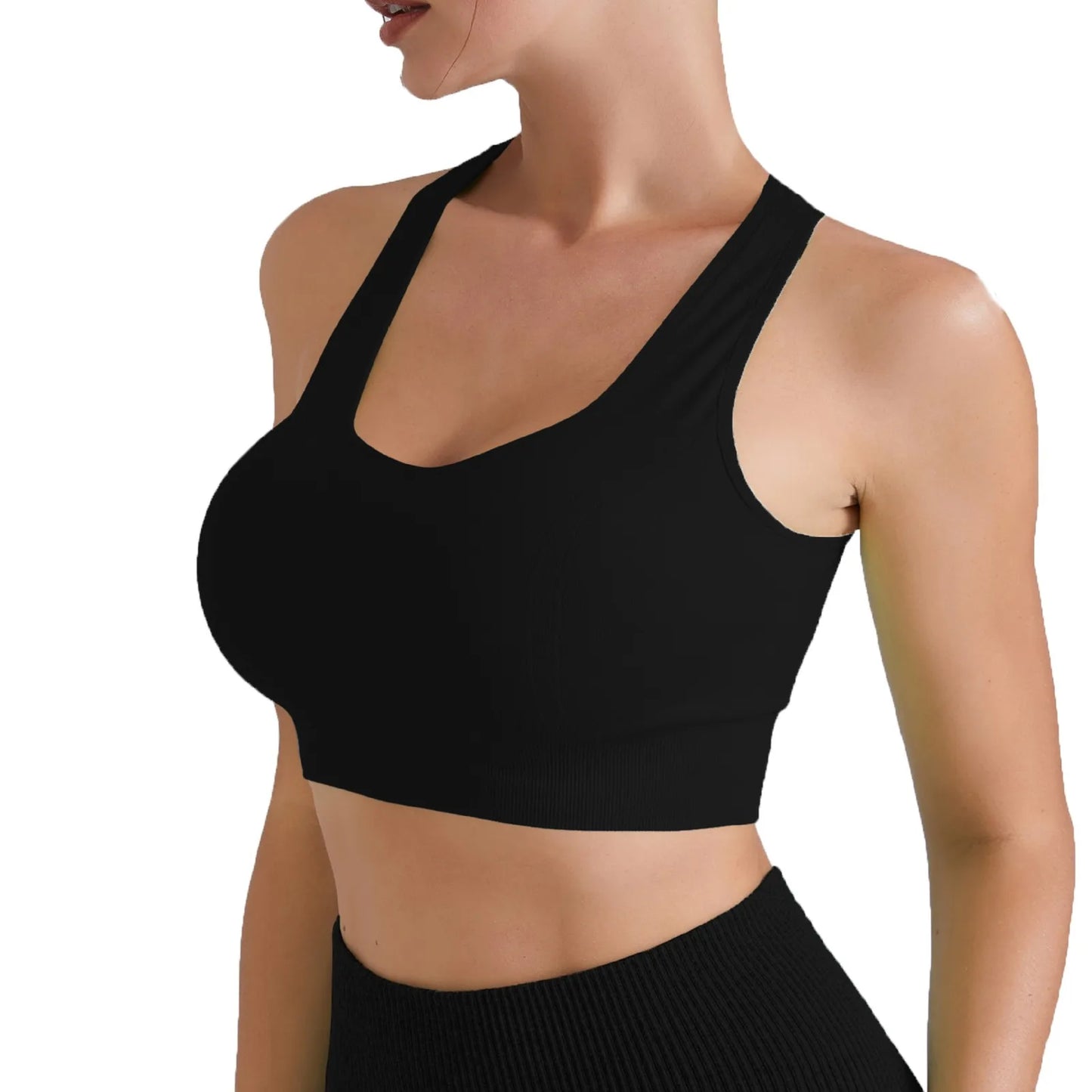 Sports Bra, Crop Top, Shockproof