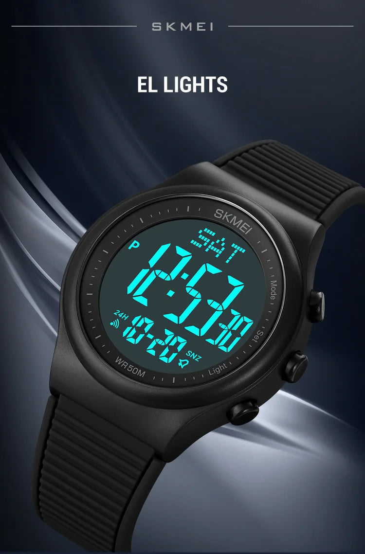 Back Light Watch, Waterproof, Countdown