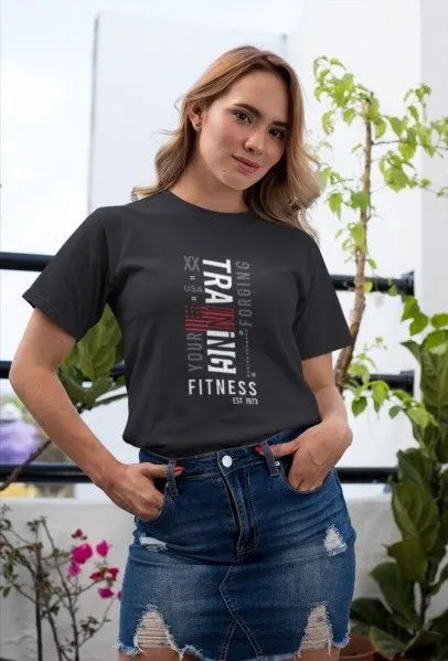 T - shirt, Minimalist Design, Fitness Shirt