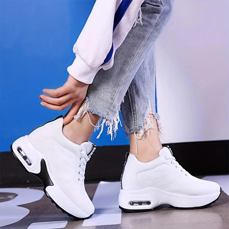 Air Cushion, Running Sneaker, Mesh Lace Up