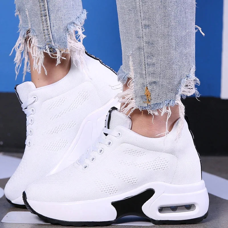 Air Cushion, Running Sneaker, Mesh Lace Up
