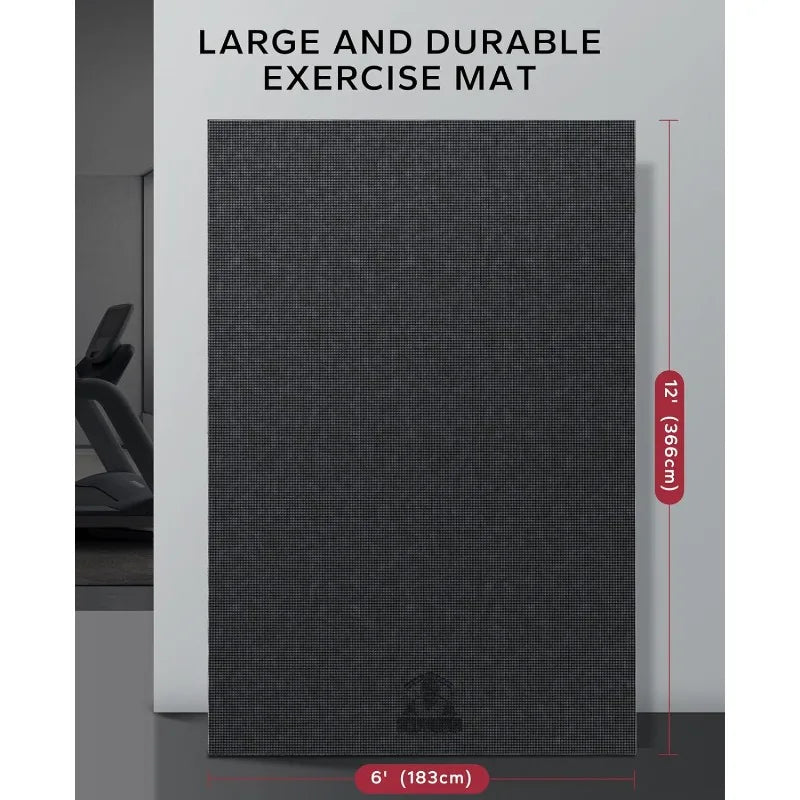 Large Exercise Mat, Non-Slip, Ultra Durable,