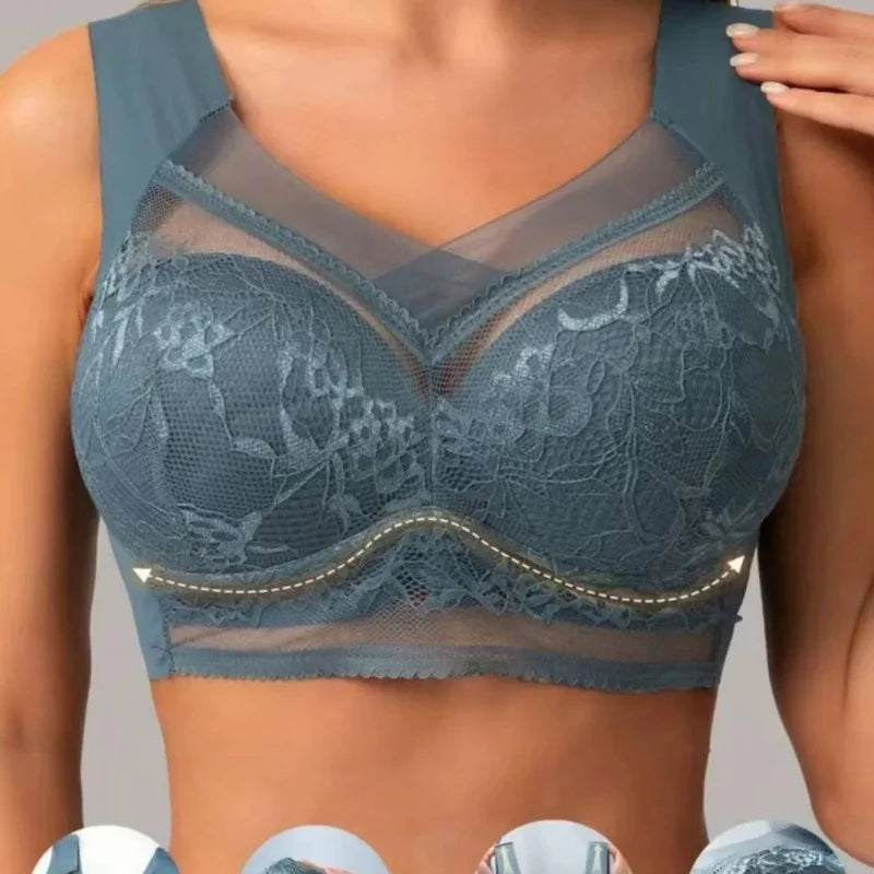 3-pcs lace bra, wireless sports bra, push up bra