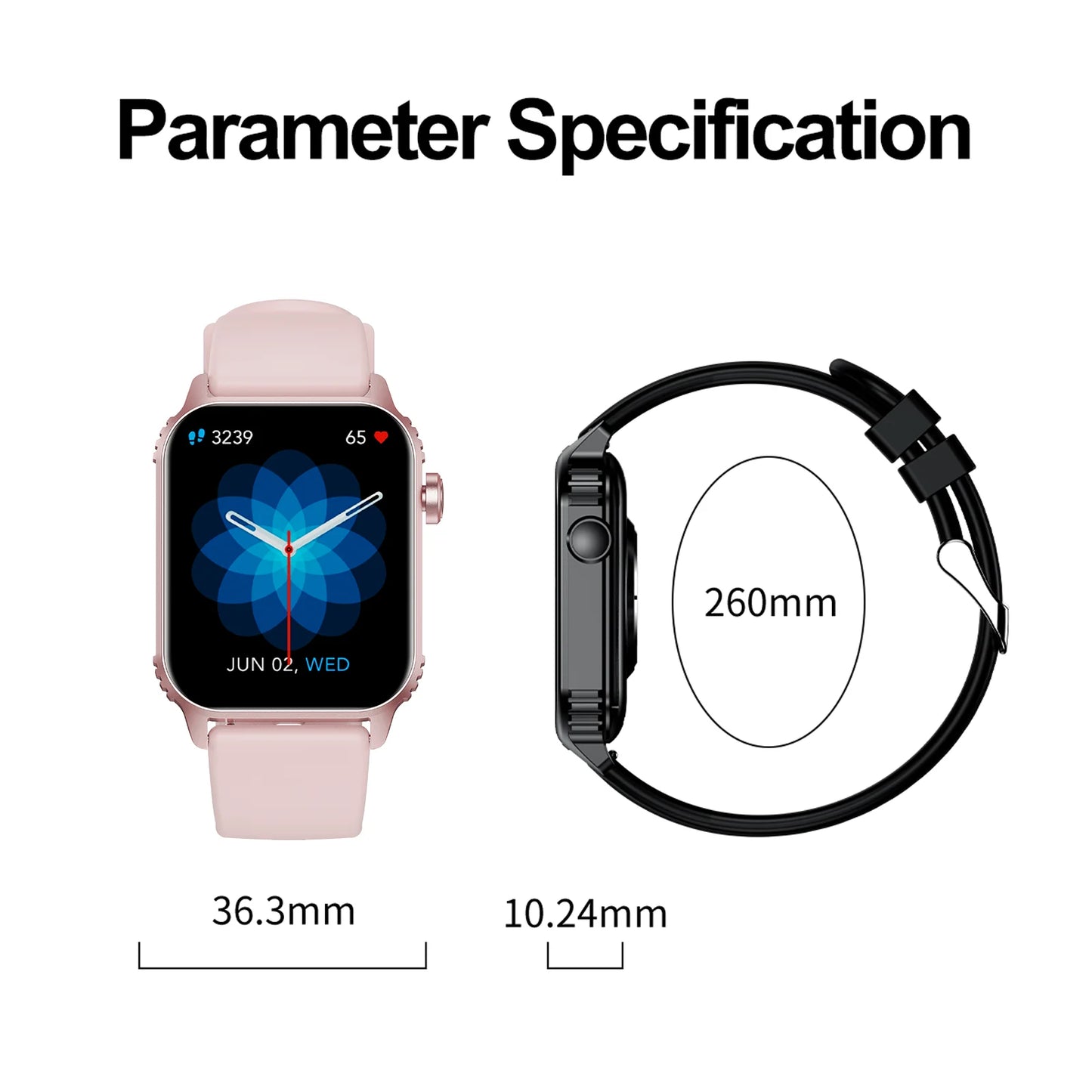Smart Watch,, Fitness Tracker, Phone