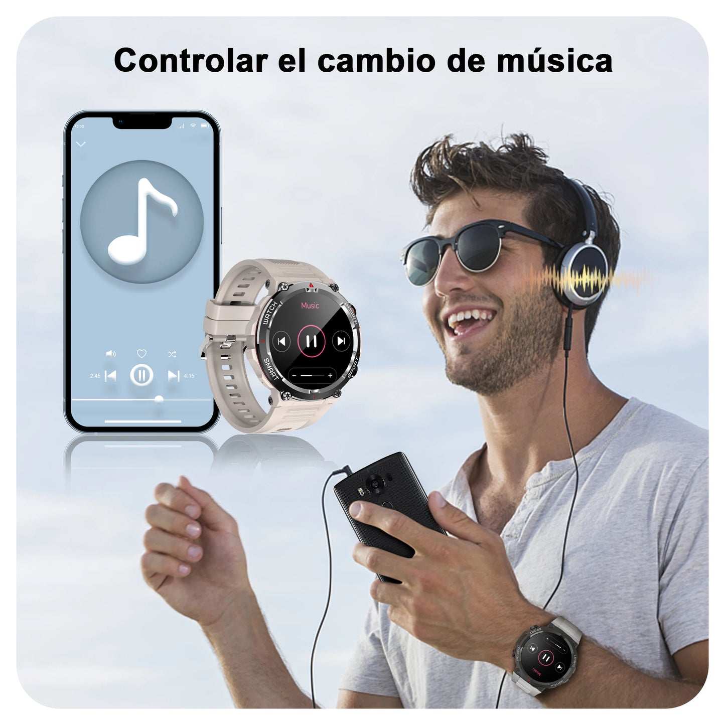 Blackview Smartwatch, Touch Screen, Fitness Tracking, Phone