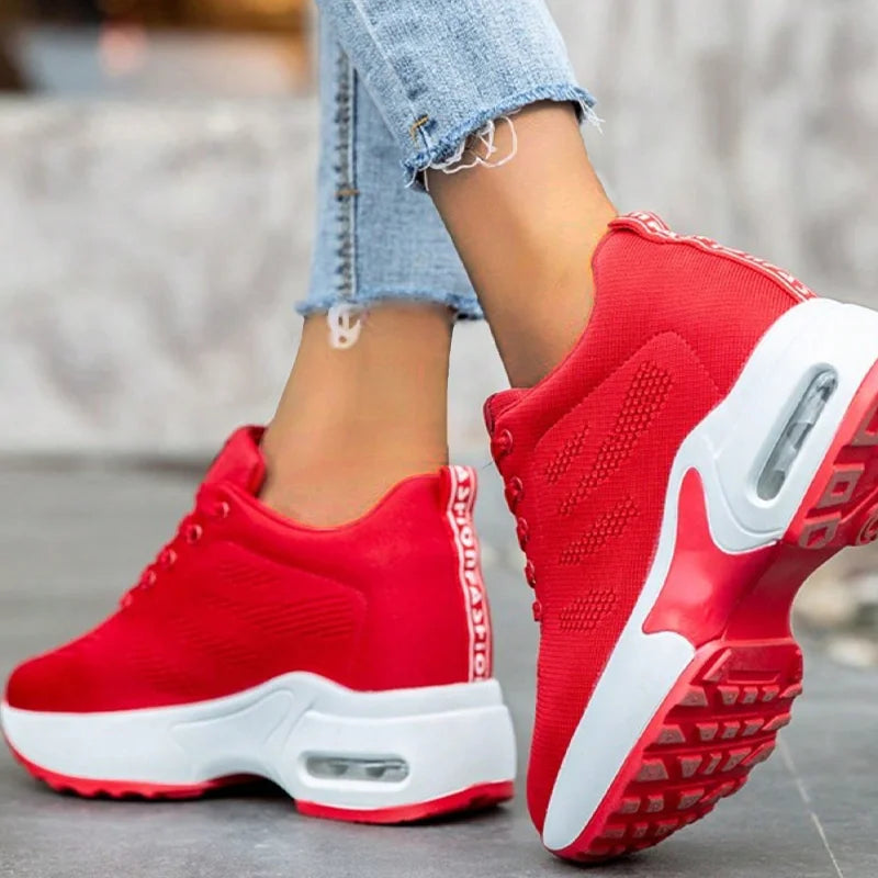 Air Cushion, Running Sneaker, Mesh Lace Up