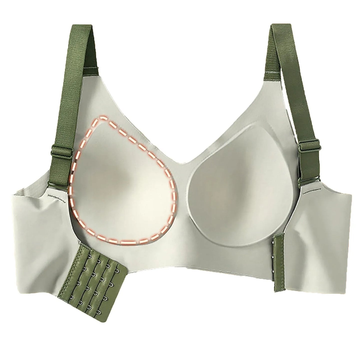 Push-Up Bra, Sports Tank Top Bra, Color Contrast