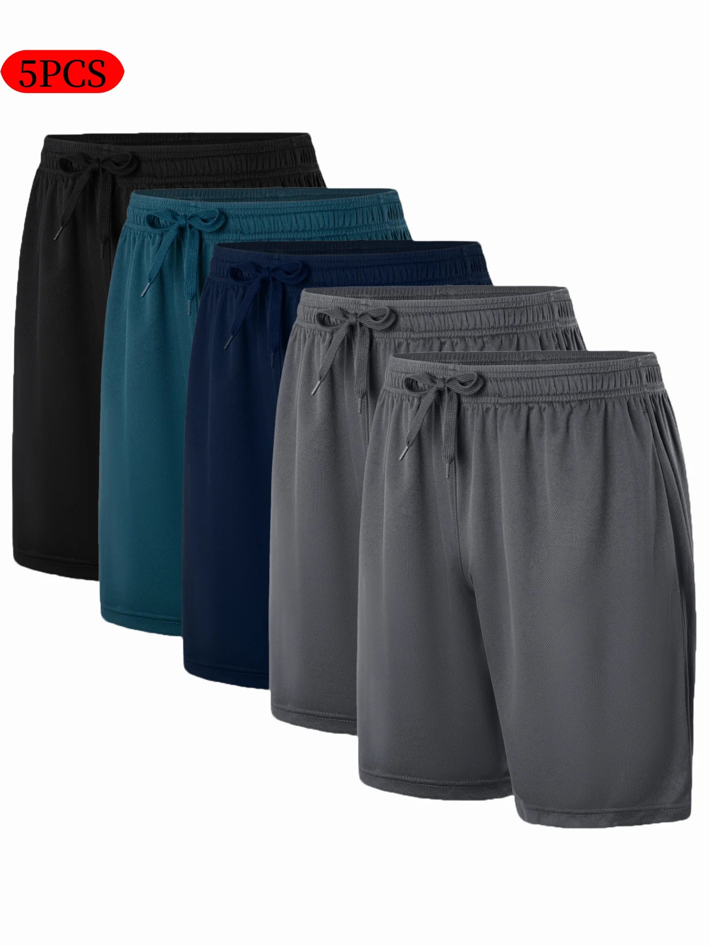 5-piece shorts drawstring,, exercise shorts