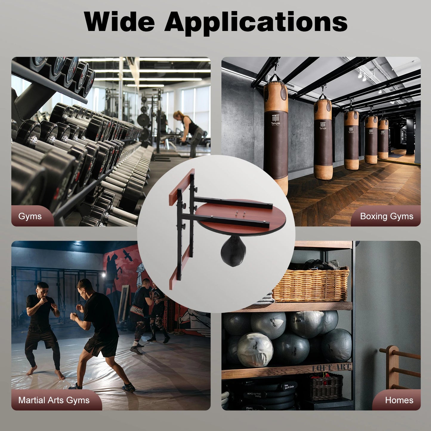 Adjustable Wall Mounted Punching Bag