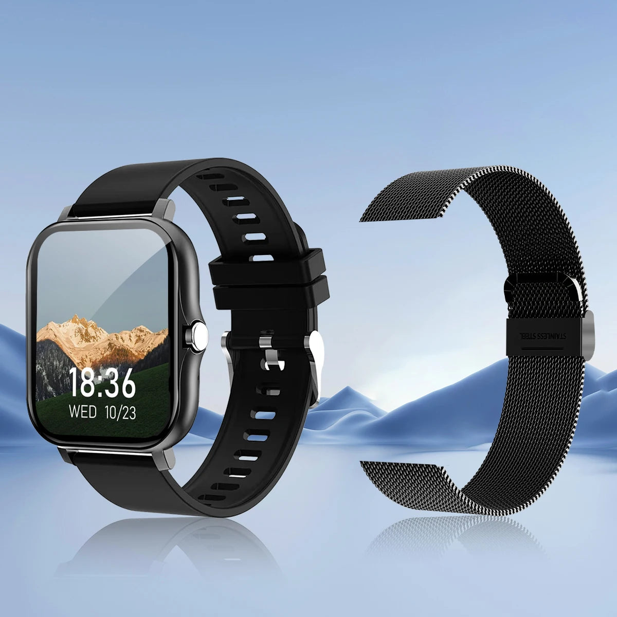 Wireless Smart Watch, Phone, Fitness monitoring