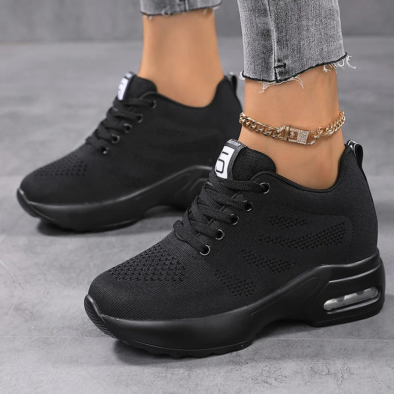 Air Cushion, Running Sneaker, Mesh Lace Up