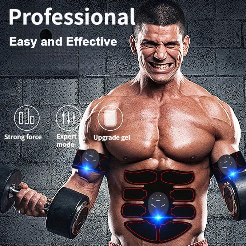 Abdominal Muscle Stimulator, Rechargeable, Abdominal Training Belt
