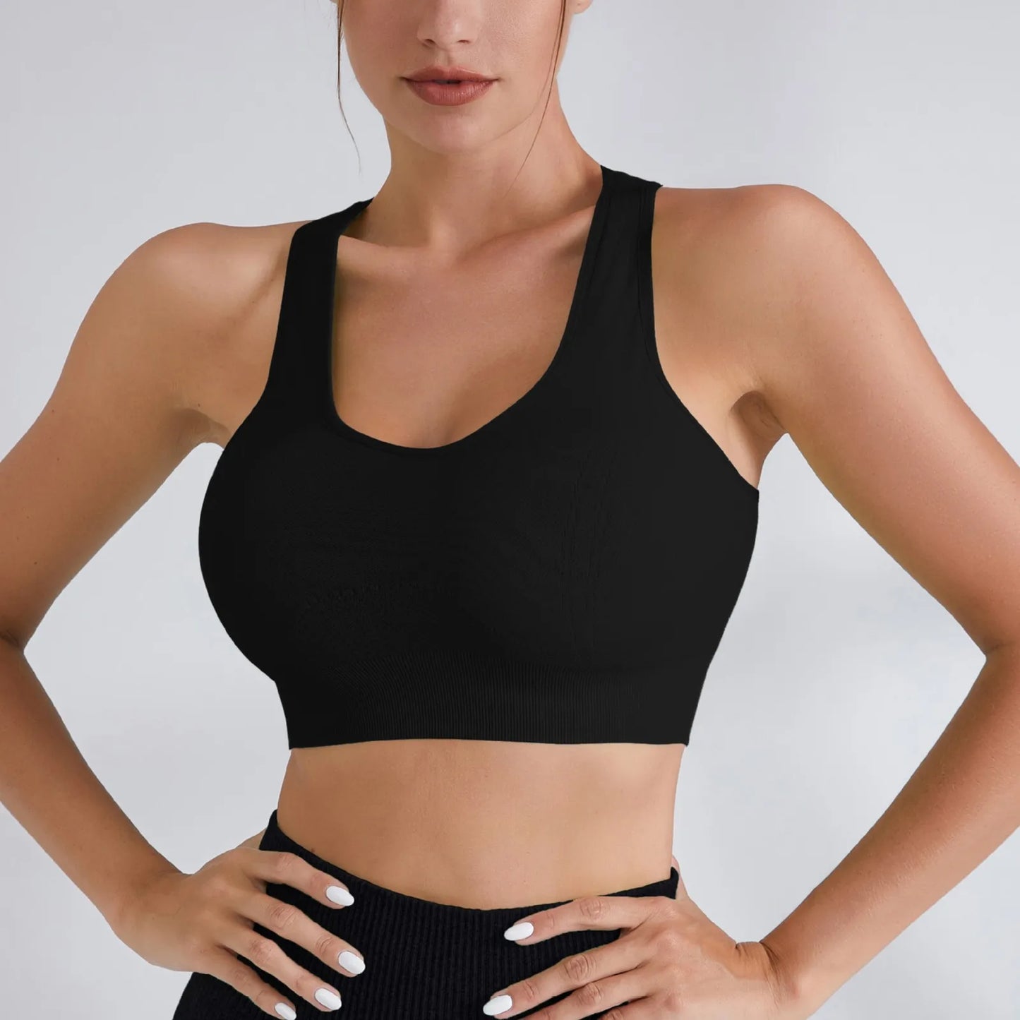 Sports Bra, Crop Top, Shockproof