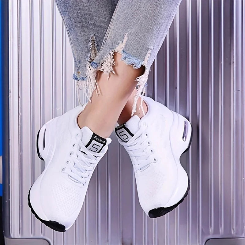 Air Cushion, Running Sneaker, Mesh Lace Up