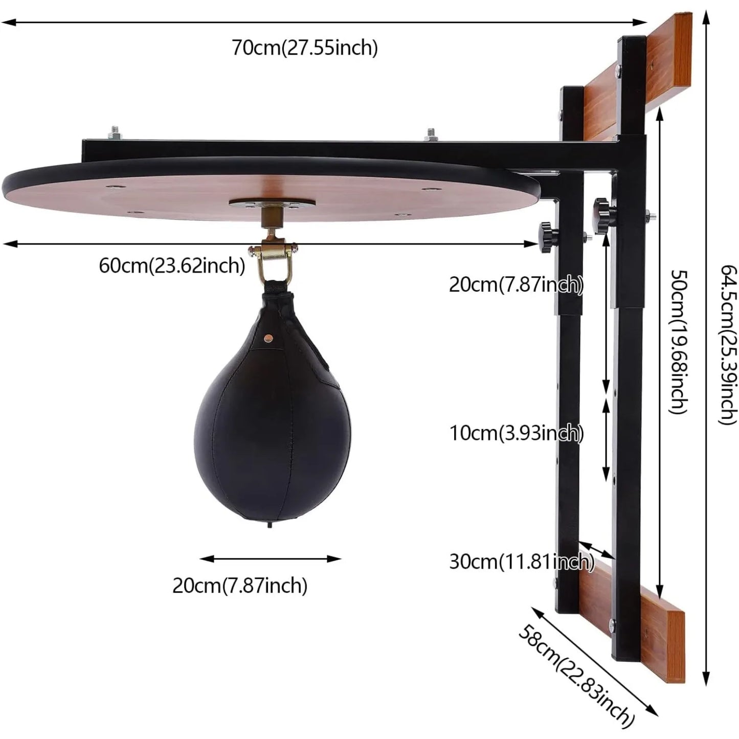 Adjustable Wall Mounted Punching Bag