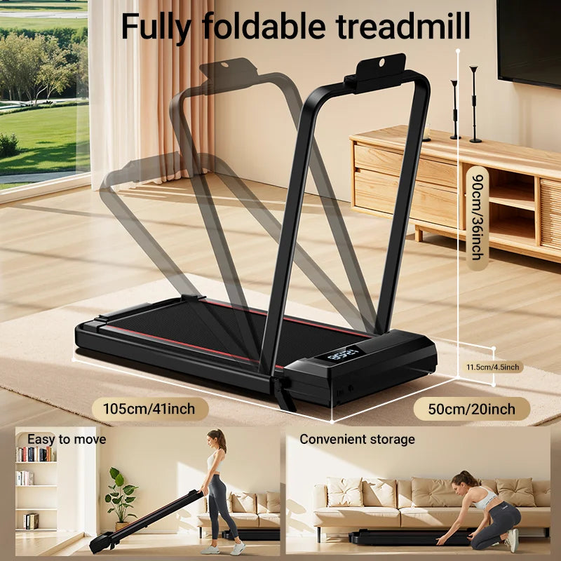 Treadmill: Incline, Under-Desk, Lightweight,  Portable
