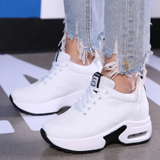 Air Cushion, Running Sneaker, Mesh Lace Up
