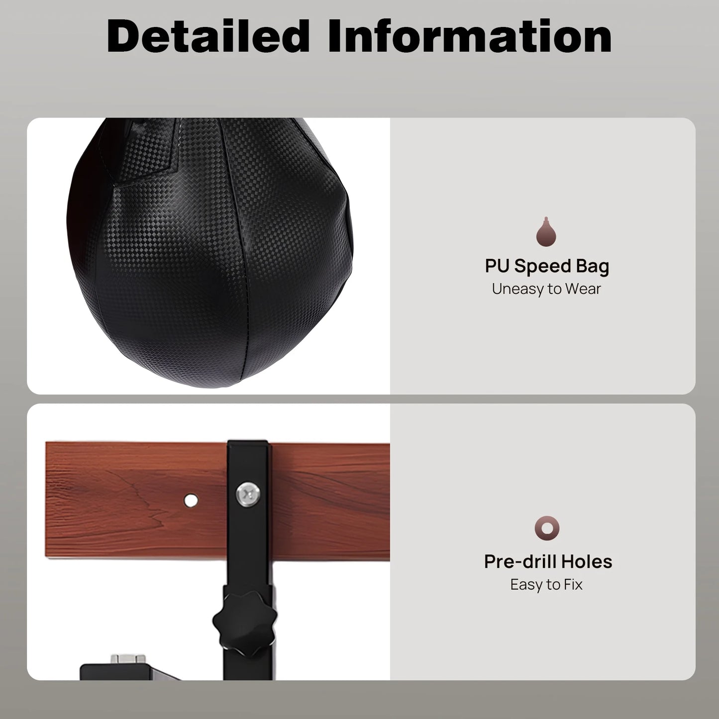 Adjustable Wall Mounted Punching Bag