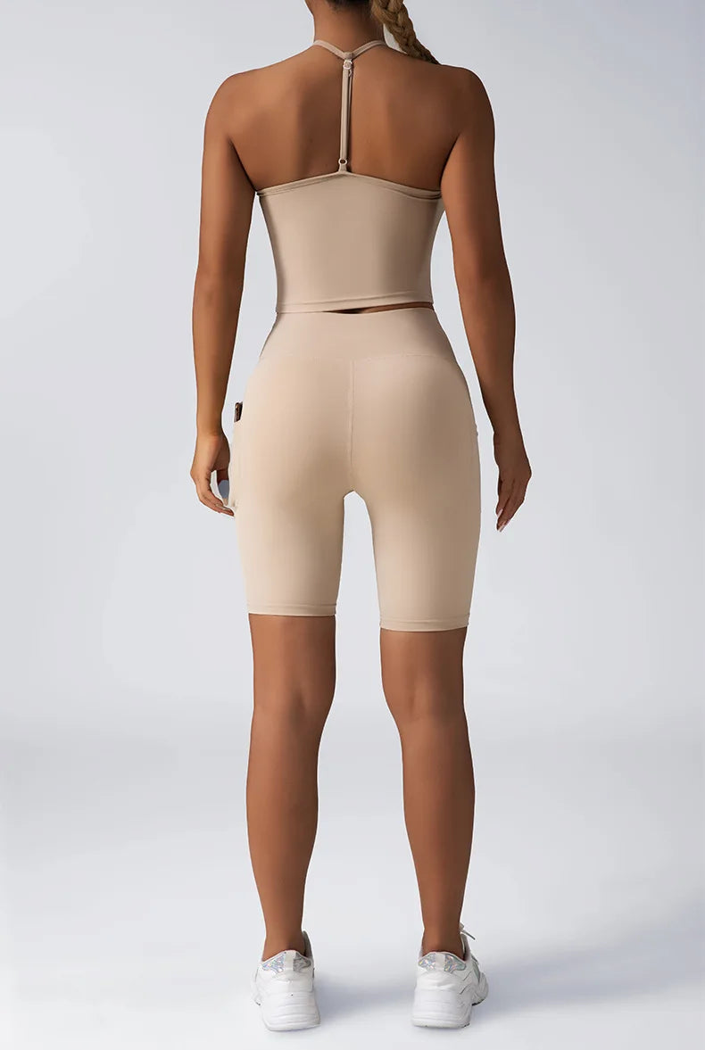 Yoga Set, Sports Bra, Shorts