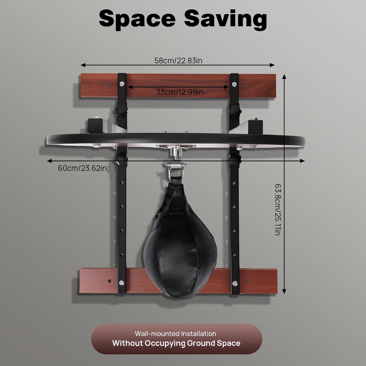 Adjustable Wall Mounted Punching Bag