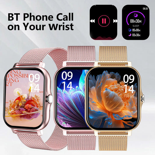 Wireless Smart Watch, Phone, Fitness monitoring