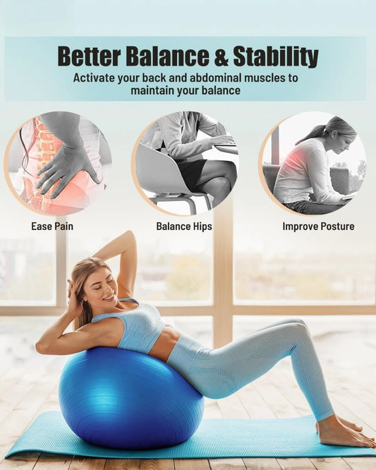 Yoga Ball, Stability Ball, Balance Ball