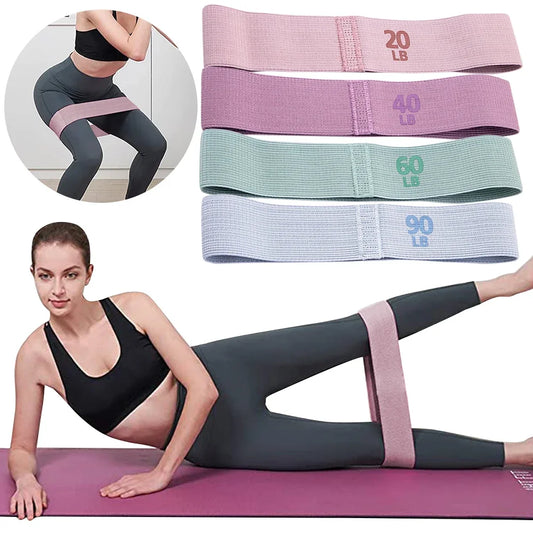 Glute=Thigh Bands, Yoga Squat Bands,