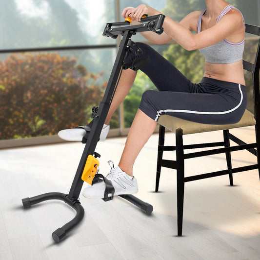 Foldable Pedal Exercise Bike, Cycling Stepper