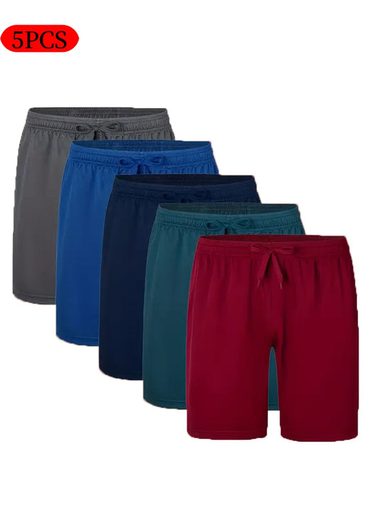 5-piece shorts drawstring,, exercise shorts