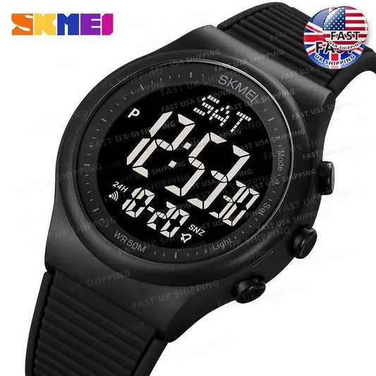 Back Light Watch, Waterproof, Countdown